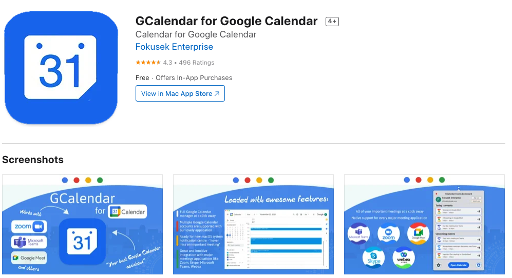 GCalendar for Google Calendaréè¦ä»è´¹